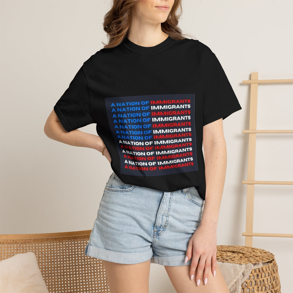 Immigrant Rights T-Shirt — A Nation of Immigrants Statement Tee
