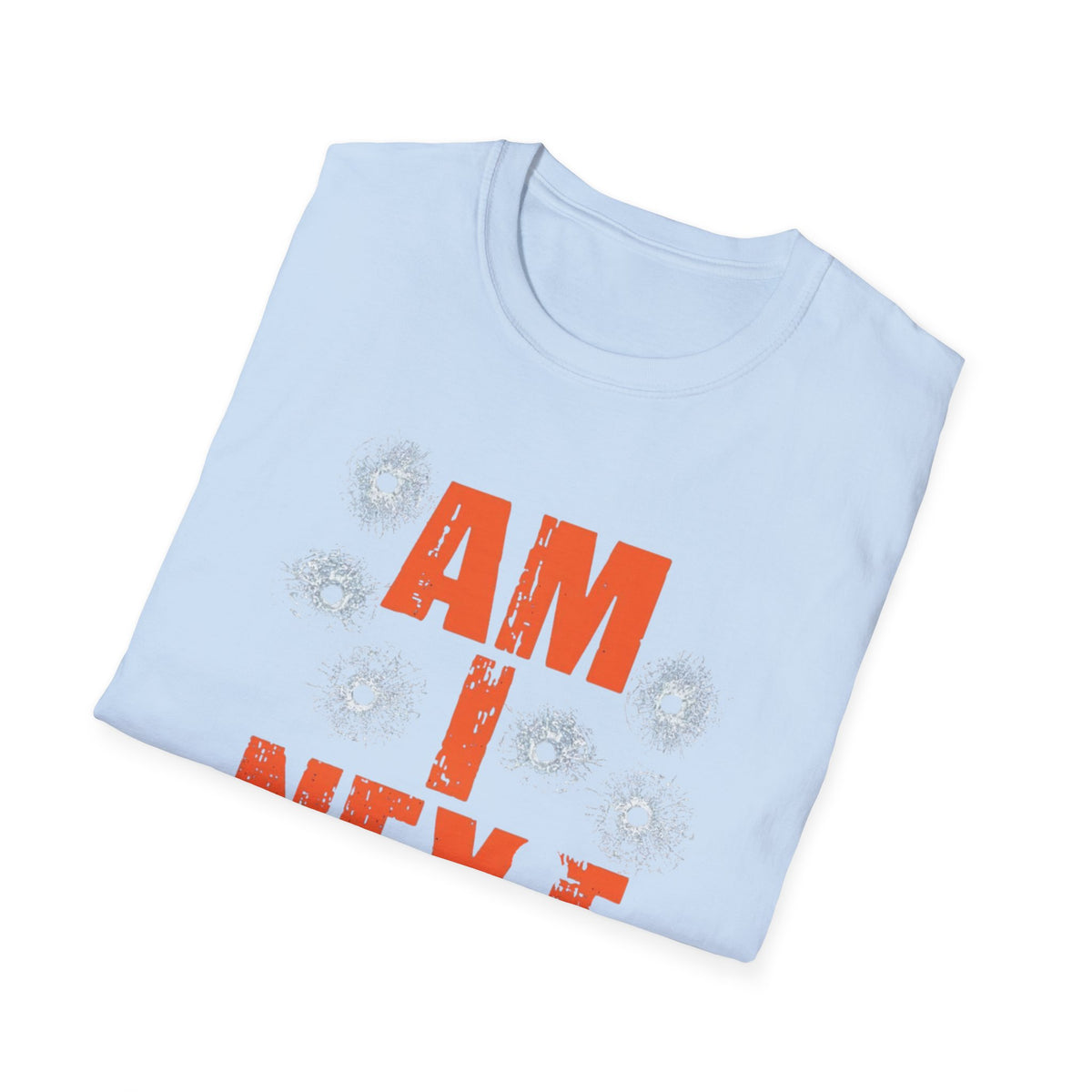 Am I Next? Bullet Hole Graphic T-Shirt