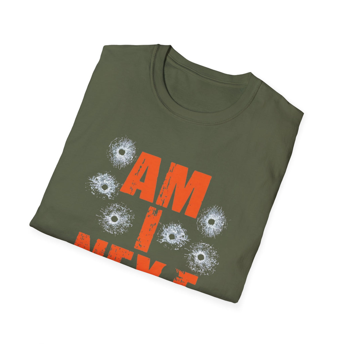 Am I Next? Bullet Hole Graphic T-Shirt