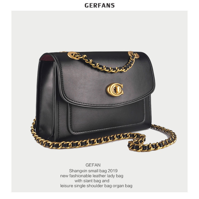 Genuine Leather Accordion Crossbody Bag – Chic & Versatile