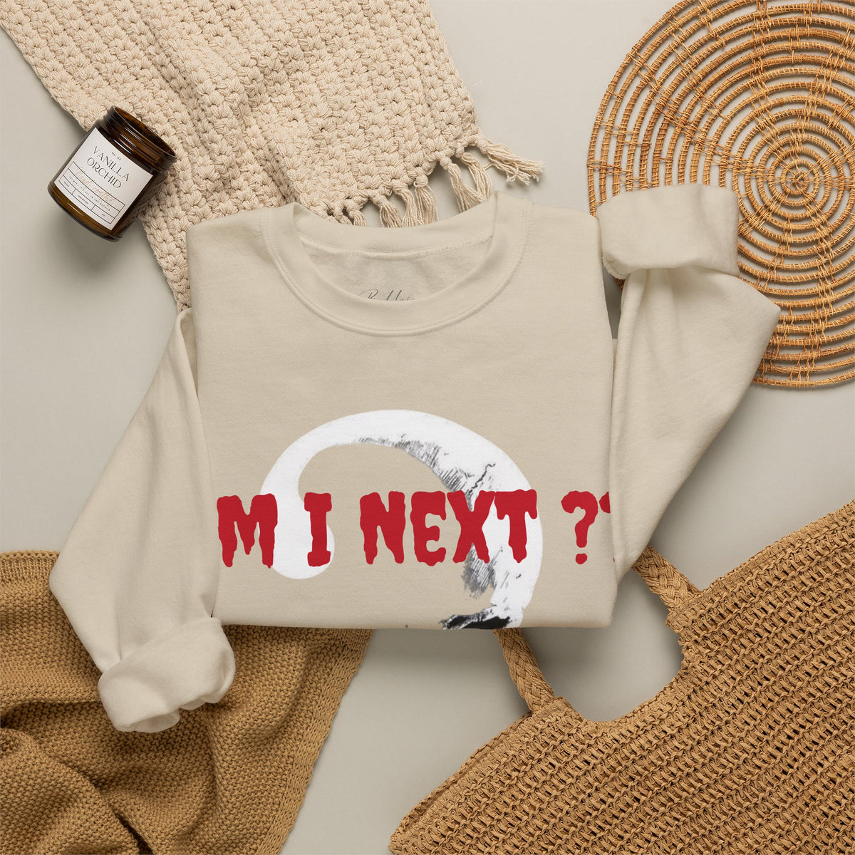 AM I NEXT? Crewneck — Gun Violence Awareness Sweatshirt