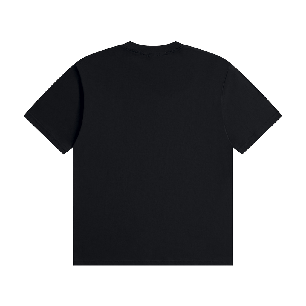 BE UNIQUE & ME Graffiti Faces Chest Print Tee