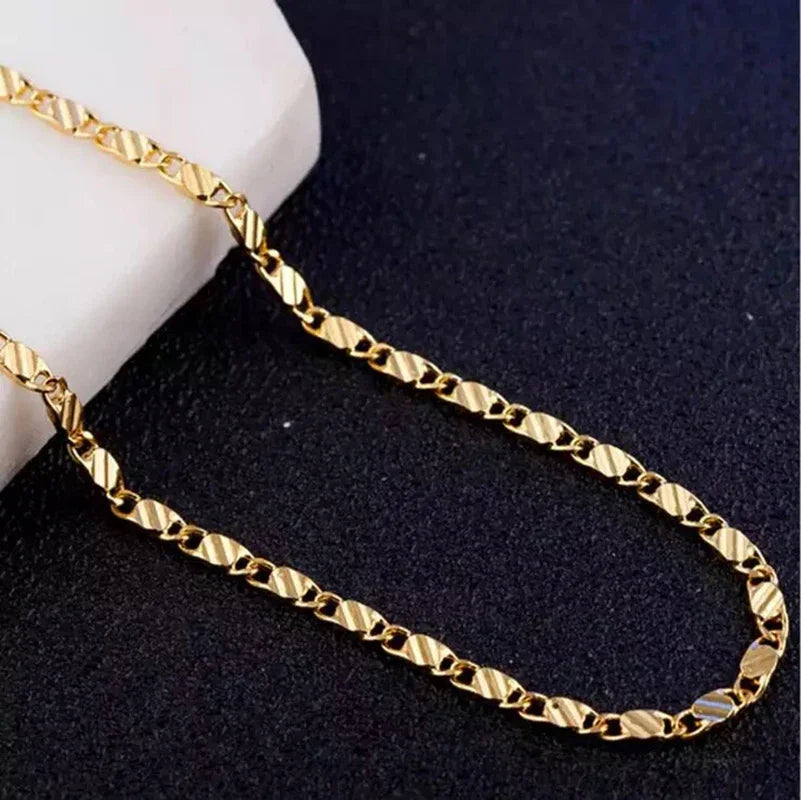 2mm Sterling Silver 16 18 20 22 24 26 28 30 Inches Link Chain Necklace Unisex