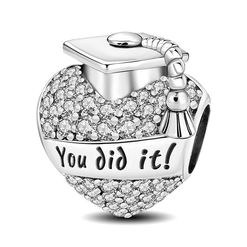 925 Silver Plated Love Heart Bead Venus De Milo DIY Bracelet Jewelry Gift