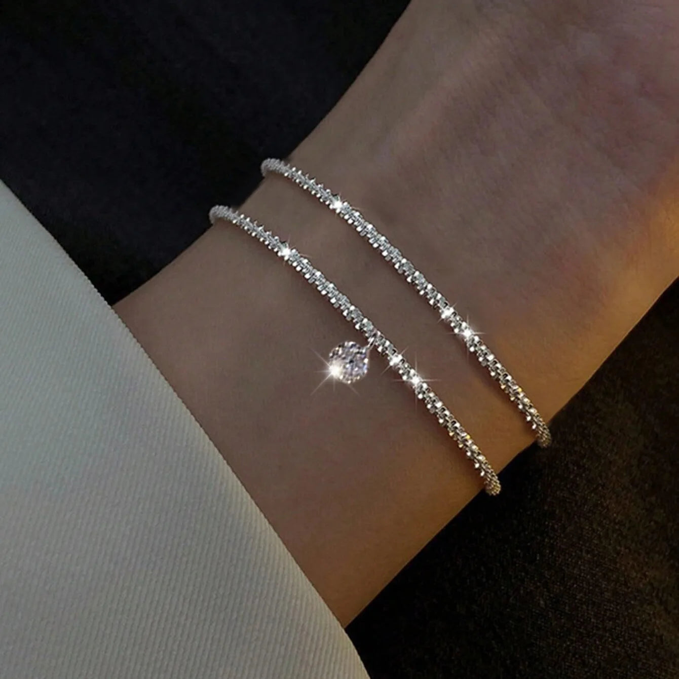 925 Sterling Silver 4MM Twisted Rope Bracelets For Women Men Fashion Minimalist Couple Chain Bracelet Male Unisex Jewelry Gifts