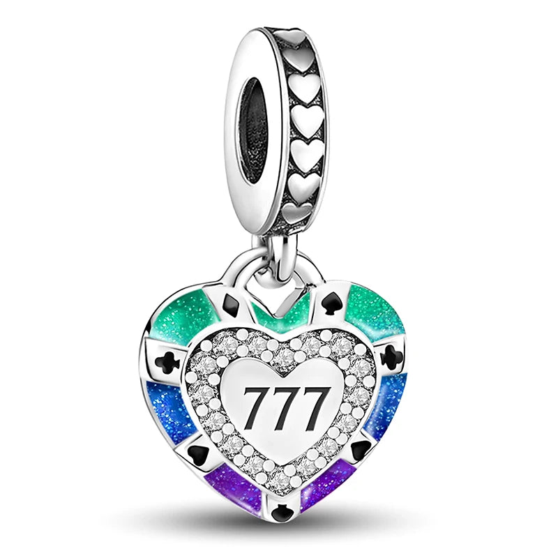 925 Silver Plated Love Heart Bead Venus De Milo DIY Bracelet Jewelry Gift