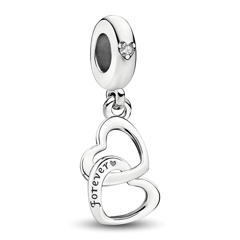 925 Silver Plated Love Heart Bead Venus De Milo DIY Bracelet Jewelry Gift