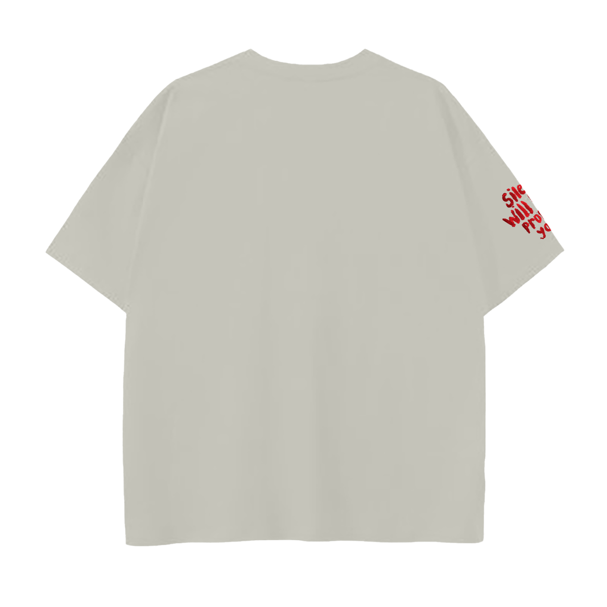 Drop Shoulder Cotton T-Shirt