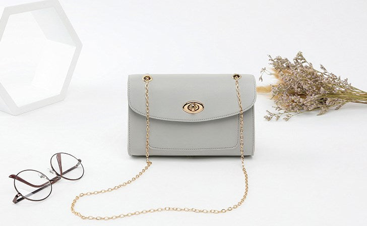 Genuine Leather Accordion Crossbody Bag – Chic & Versatile