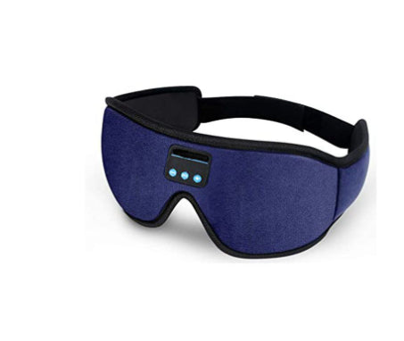 Bluetooth blackout sleep eye mask with built-in speakers — product view 6