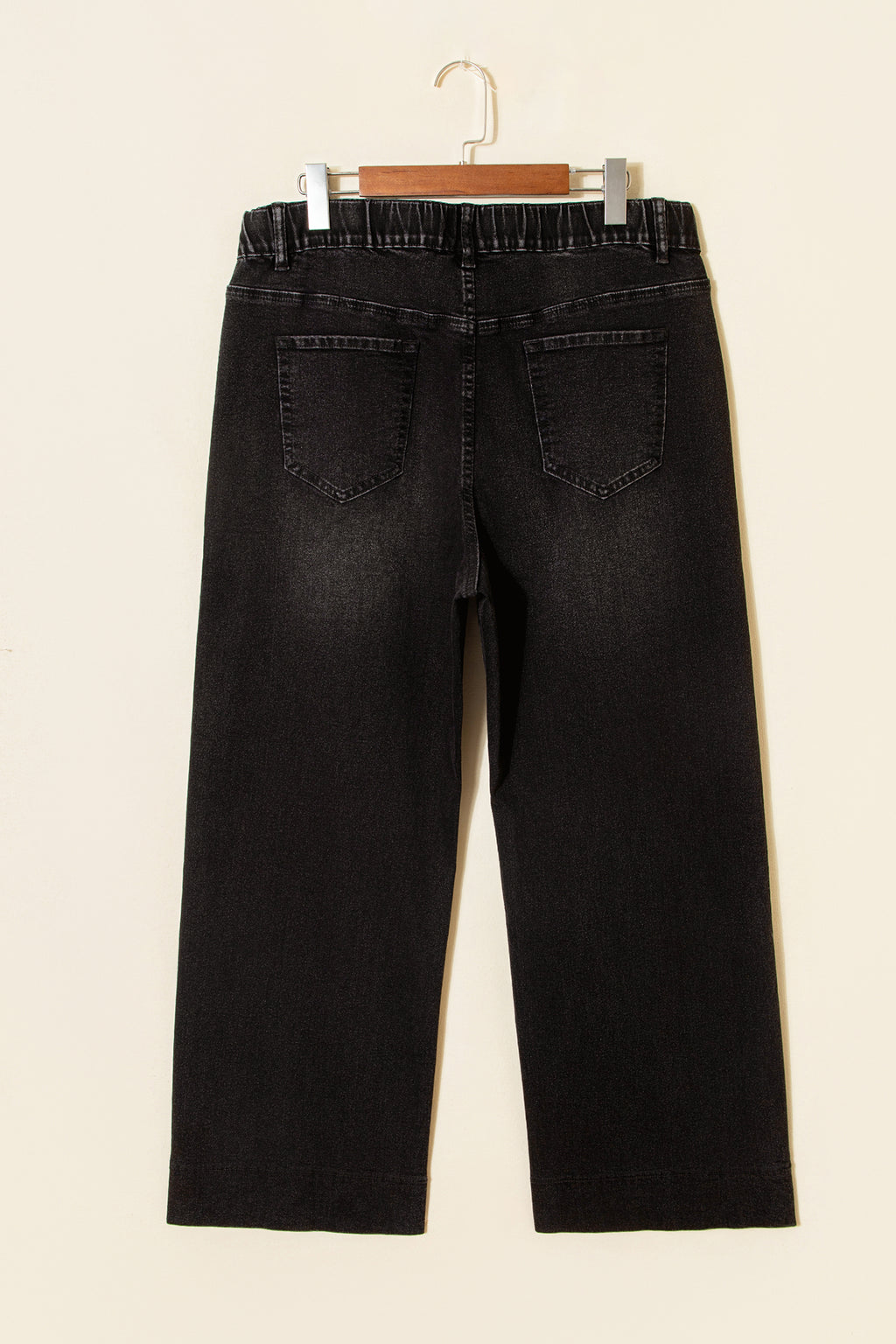 Iceland Blue Acid Wash Contrast Lace-up Plus Size Jeans