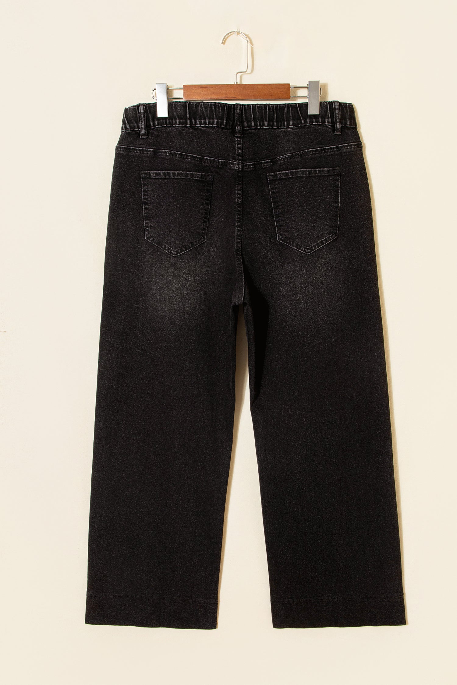 Iceland Blue Acid Wash Contrast Lace-up Plus Size Jeans