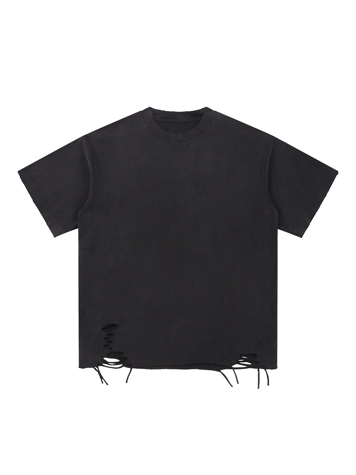 Snow Washed Raw-Hem T-Shirt